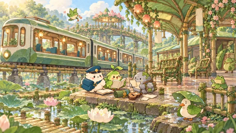 芽葉跑道場景